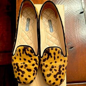 Prada Leopard Loafers
